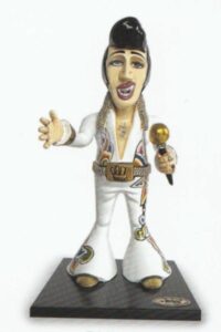 "Elvis" Pris. 1500.00 27 cm.